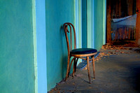 Chair on porch
